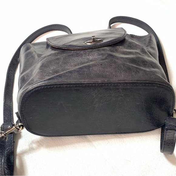 Patrician Nash Convertible Bag Backpack Crossbody Shoulder Purse Black Medium - Picture 9 of 15